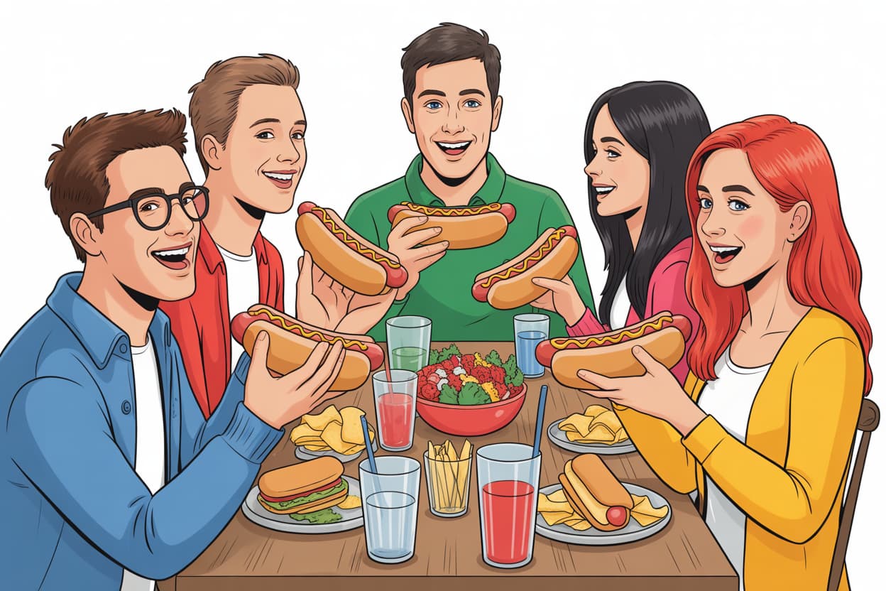 completada con amigos