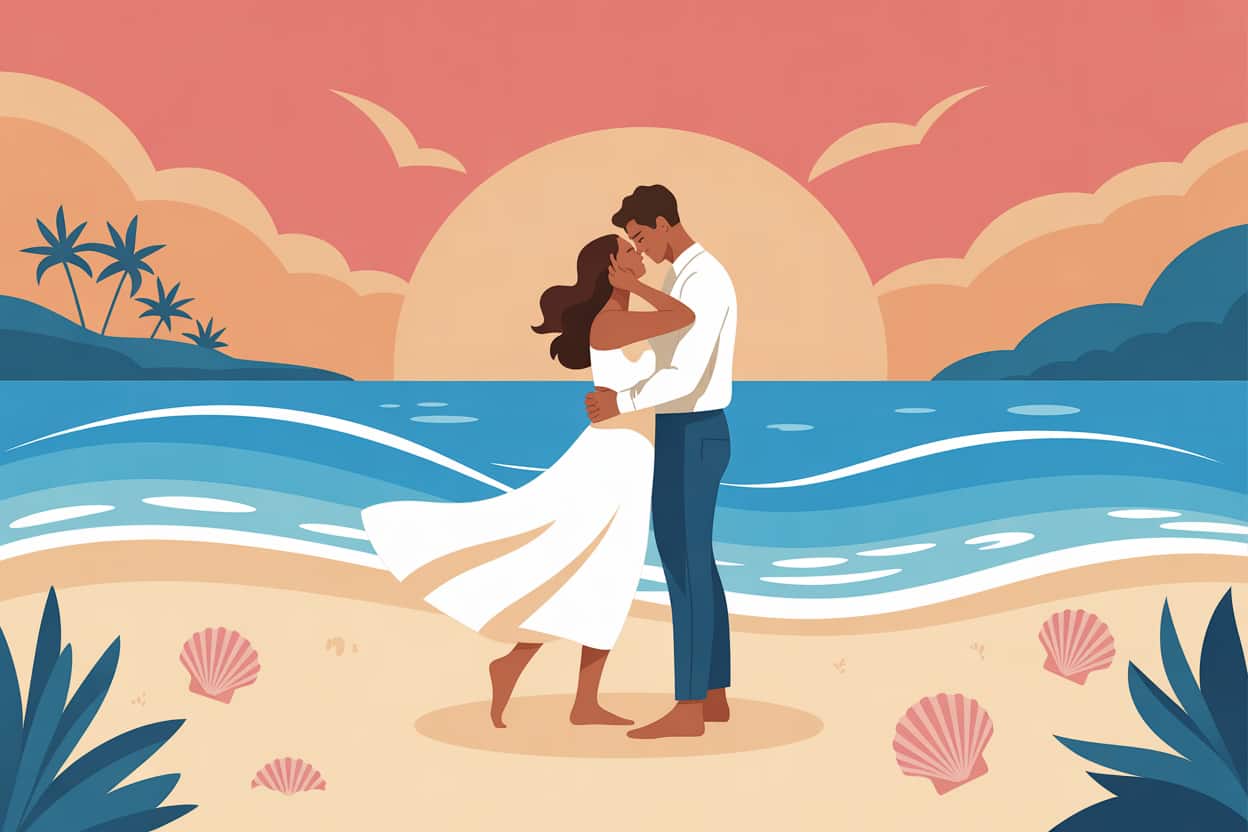 Dreamy Beach Sunset