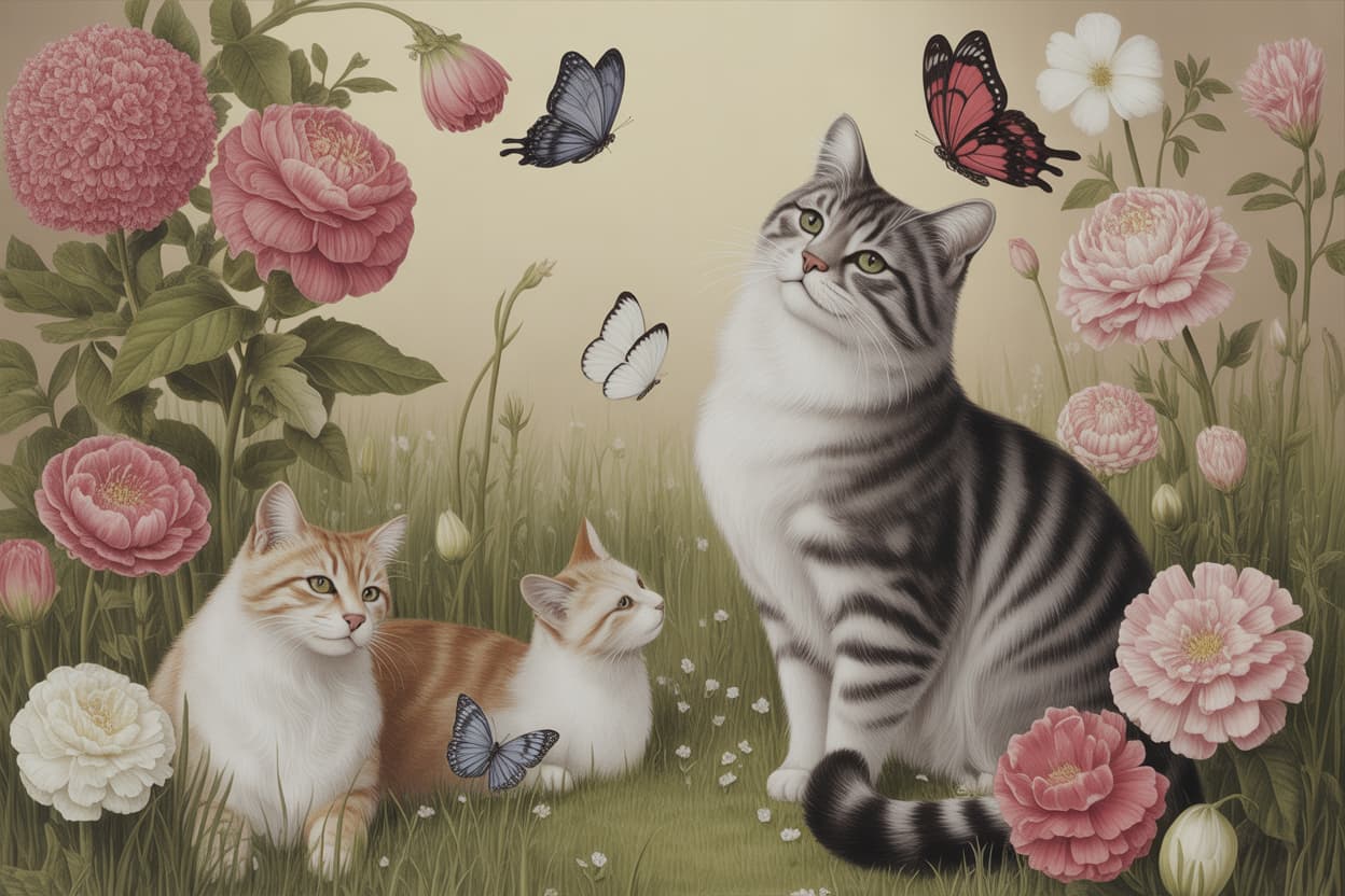 Elegant Cat Garden